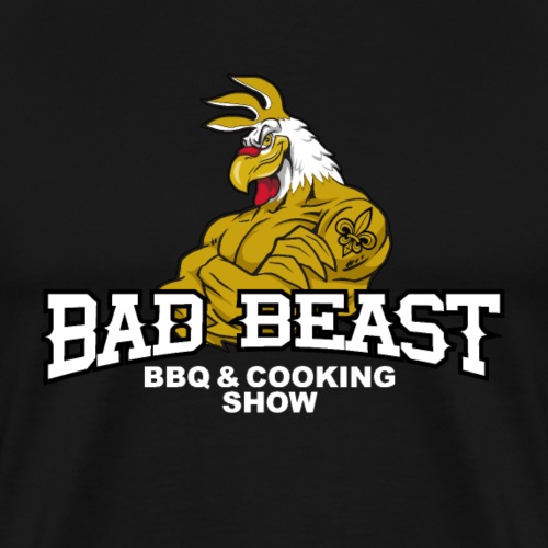 Original Bad Beast Barbecue Logo - Men's Premium T-Shirt