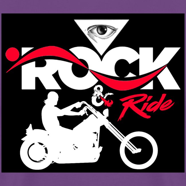 Eye Rock and Ride design black & Red