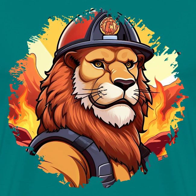 Fireman lion