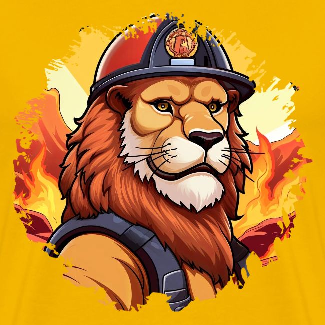 Fireman lion