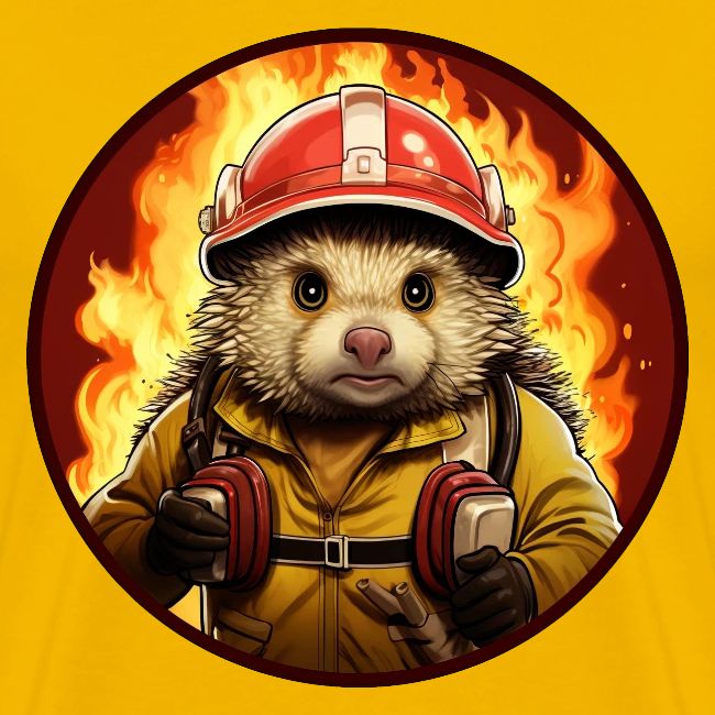 Hedgehog Firefighter