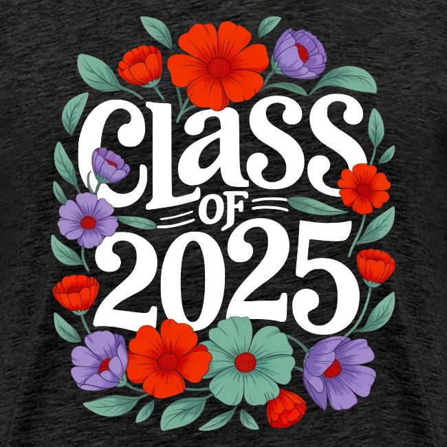 2025 Senior Graduation Gift Floral T-shirts