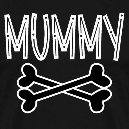 Mummy Halloween Skeleton Zombie Undead Apocalypse - Men's Premium T-Shirt