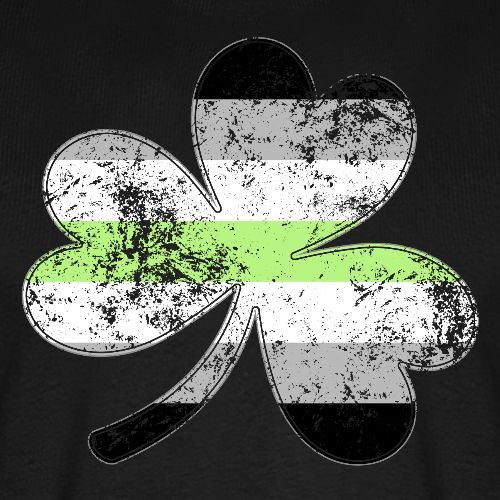 Agender Shamrock Pride Flag - Men's Premium T-Shirt
