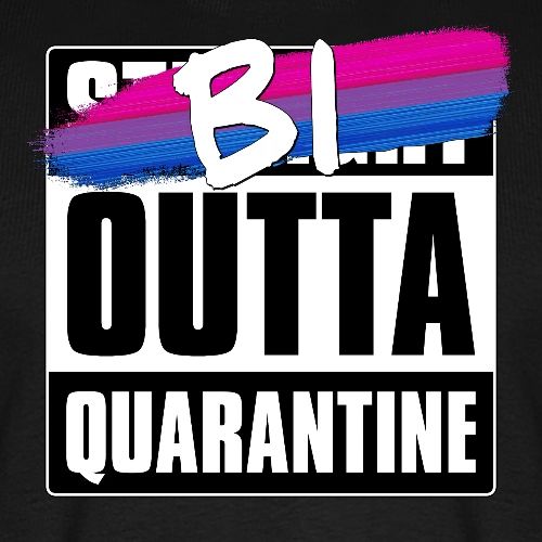 Bi Outta Quarantine - Bisexual Pride - Men's Premium T-Shirt