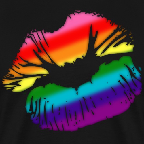 Original Gilbert Baker LGBTQ Love Rainbow Pride - Men's Premium T-Shirt