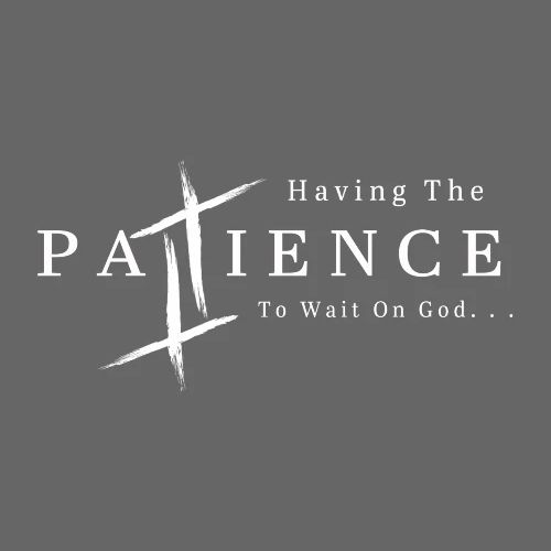 Patience (White Letters) - Men's Premium T-Shirt