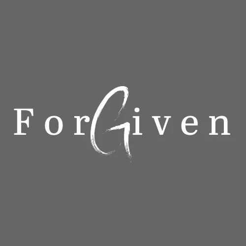 Forgiven In White Letters - Men's Premium T-Shirt
