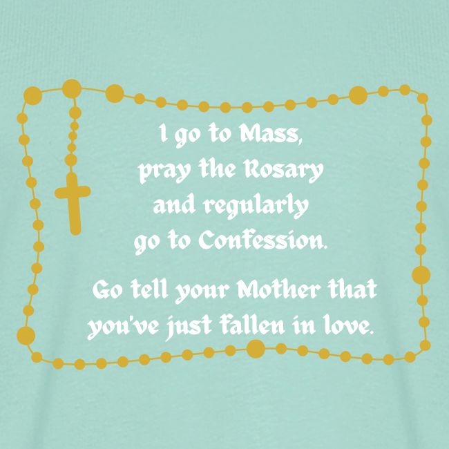 I go to Mass....