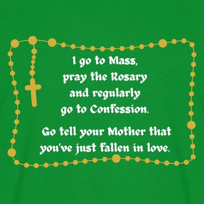 I go to Mass....