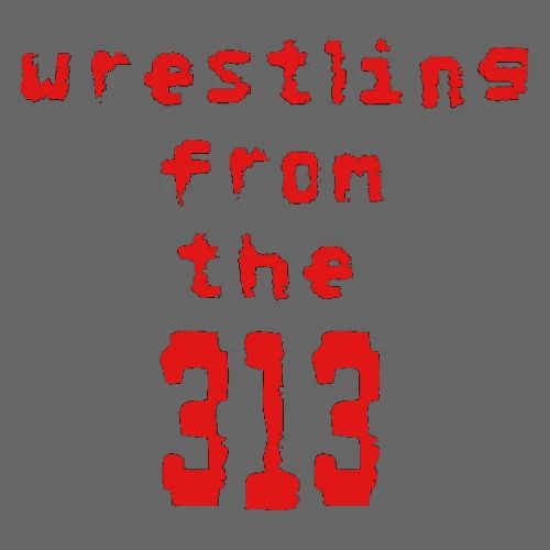 Wrestling from the 313 (red) - Men's Premium T-Shirt