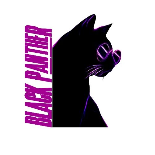 Neon cat