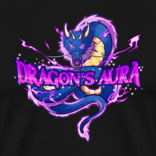 Dragons Aura Text Logo - Men's Premium T-Shirt