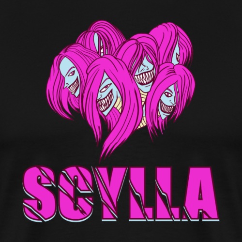 Scylla Text Logo - Men's Premium T-Shirt
