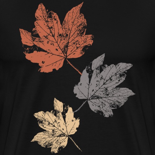 Leaves Foliage Fall Leaf - Men's Premium T-Shirt