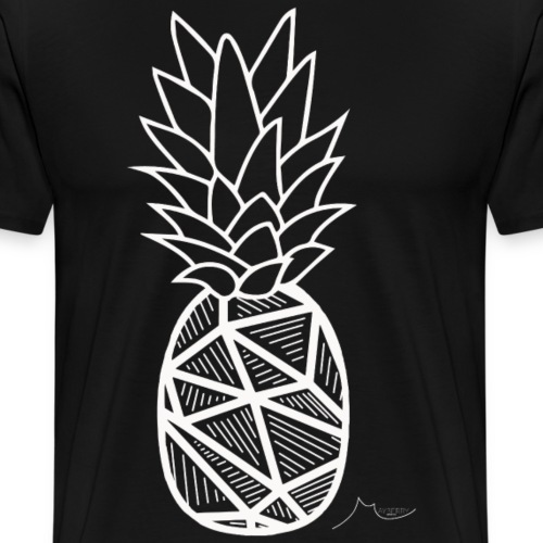 Geometry PineApple White | Limited ♕ - Men's Premium T-Shirt