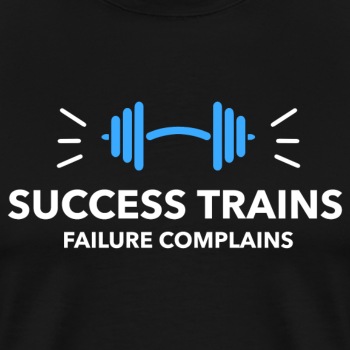 Success trains failure complains - Contrast Hoodie Unisex