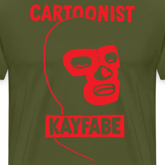 Cartoonist Kayfabe Wrestling Mask