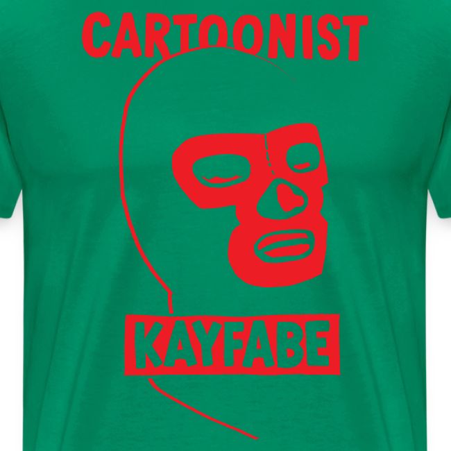 Cartoonist Kayfabe Wrestling Mask