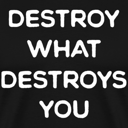 Destroy What Destroys You - Men's Premium T-Shirt