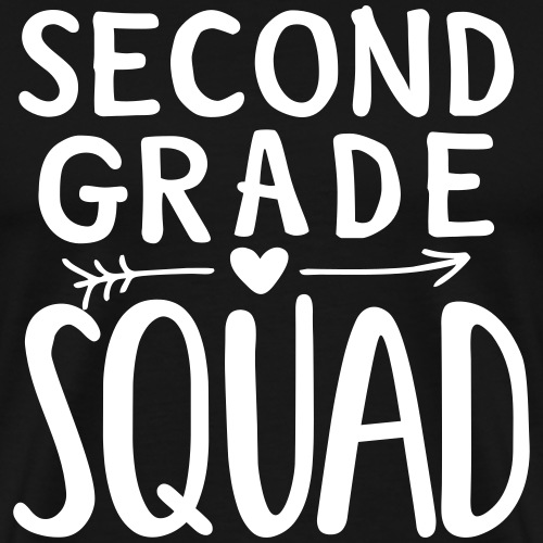 Second Grade Squad Teacher Team T-Shirts - Men's Premium T-Shirt