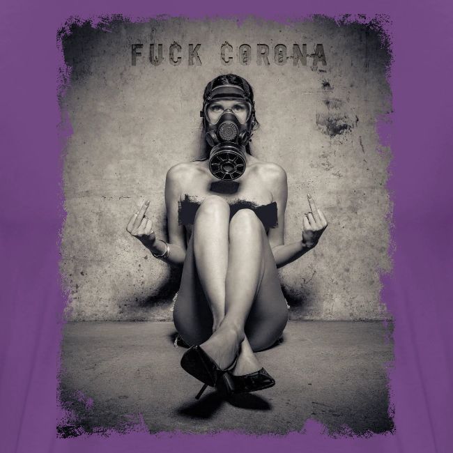 nude girl with gas mask - DOUBLE FUCK CORONA