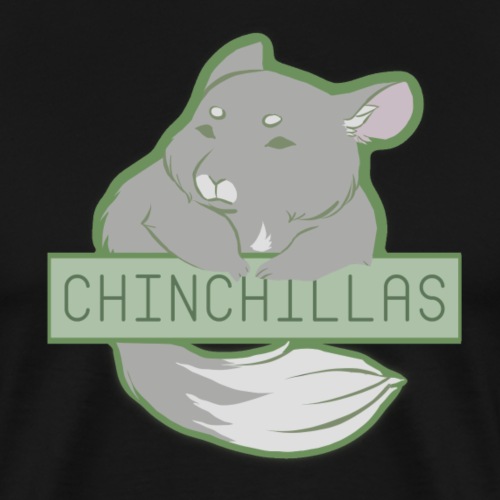 Chinchillas Text Logo - Men's Premium T-Shirt