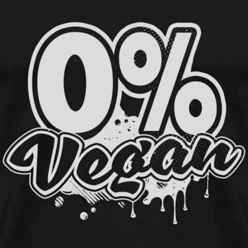 Zero Percent Vegan - Men's Premium T-Shirt