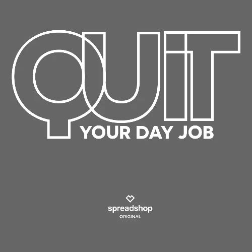 Quit in white - Men's Premium T-Shirt