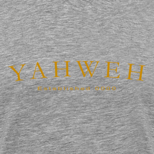Yahweh Established 0000 in Gold