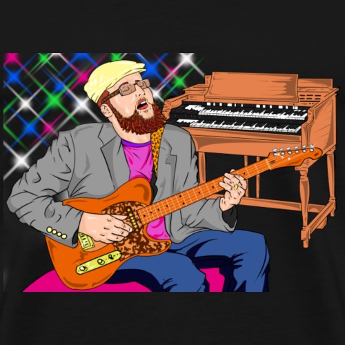 Dan Spiffy Neuman Music Logo #1 - Men's Premium T-Shirt