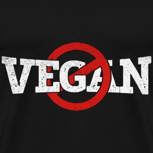 X Vegan Print - Men's Premium T-Shirt