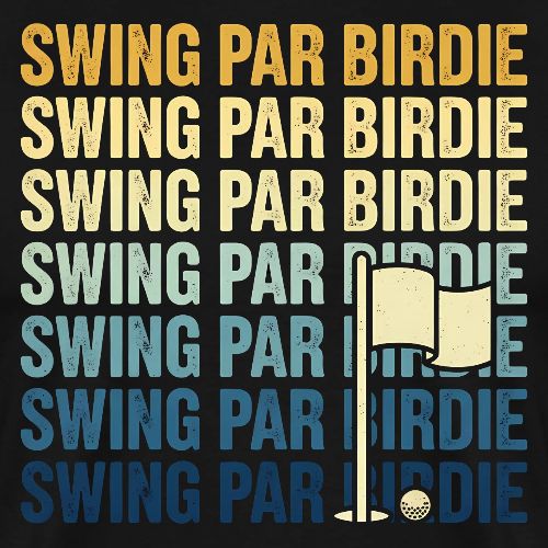Tee Time Dad - Golf Dad Gift Tee - Men's Premium T-Shirt