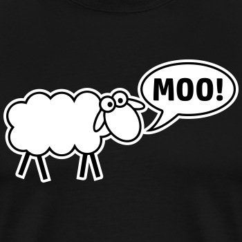 Sheep mooing - Contrast Hoodie Unisex