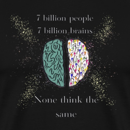 People brains - Men's Premium T-Shirt