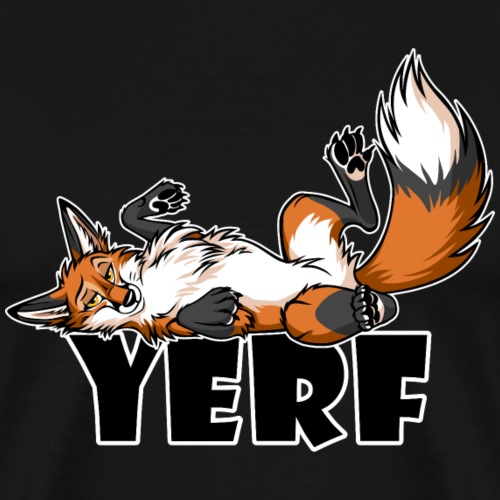 Lazy YERF FOX / FOXES - Men's Premium T-Shirt