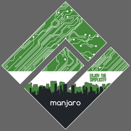 Manjaro Circuit Logo (white frame)