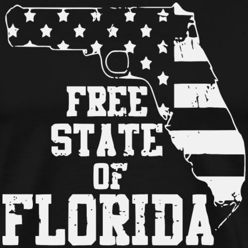 Free State Of Florida ©WhiteTigerLLC.Com - Men's Premium T-Shirt