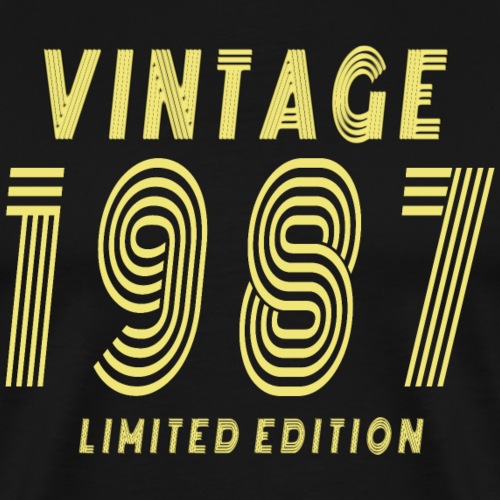 vintage 1987 limited edition - Men's Premium T-Shirt