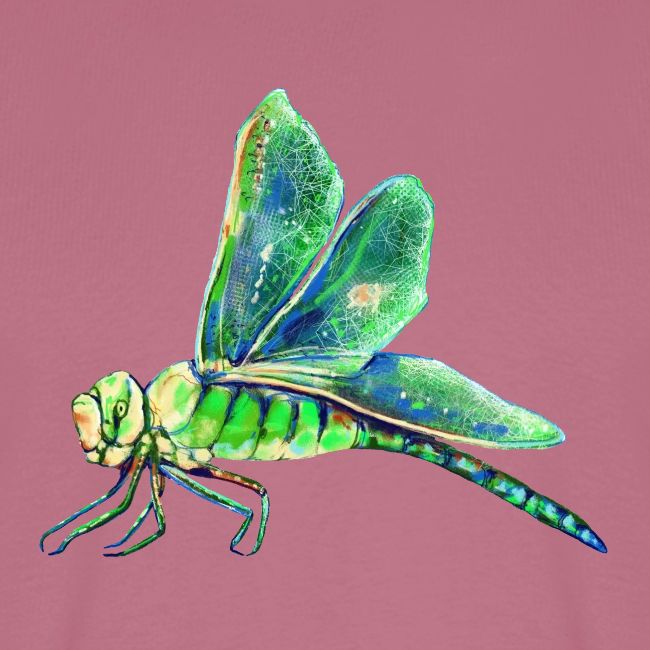 green dragonfly