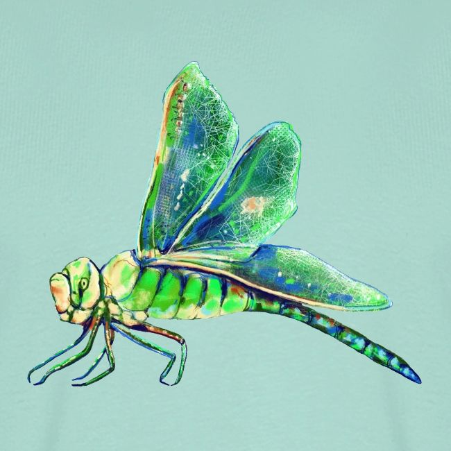 green dragonfly