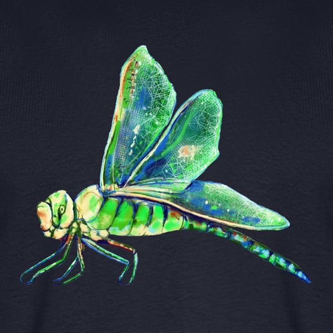 green dragonfly