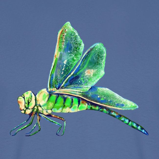 green dragonfly