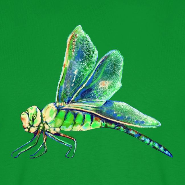 green dragonfly