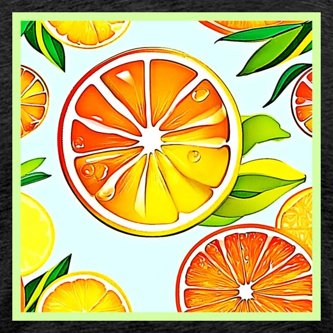 Orange Slice: Citrus Art