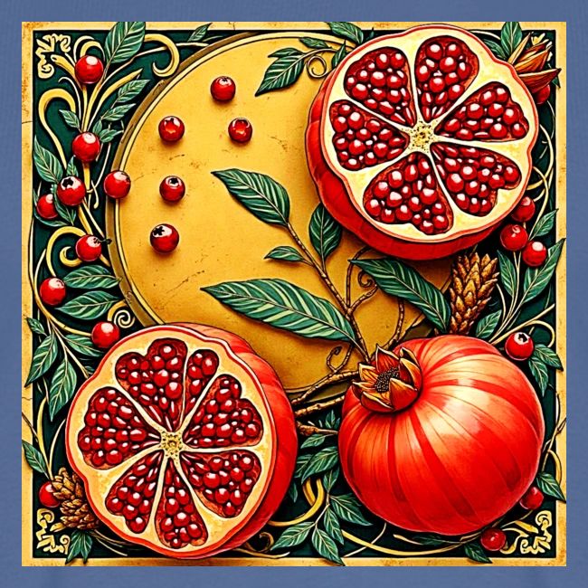 Pomegranate Elegance Art Print