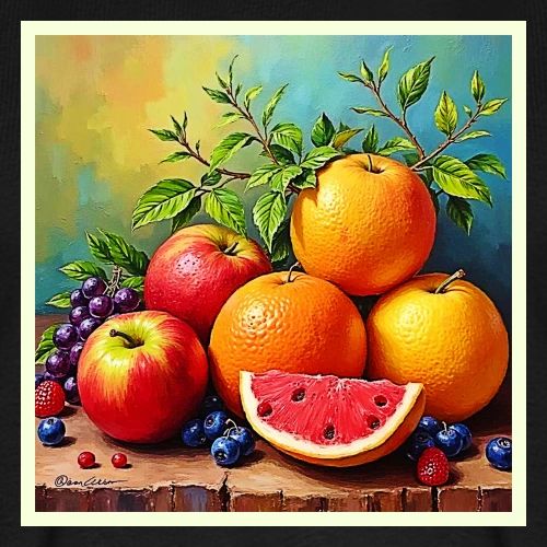 Fresh Fruits in a Perfect Mix Design - Men's Premium T-Shirt