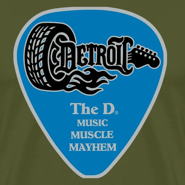 THE D® WHHEL GUITAR BLACK BLUE AND SILVER