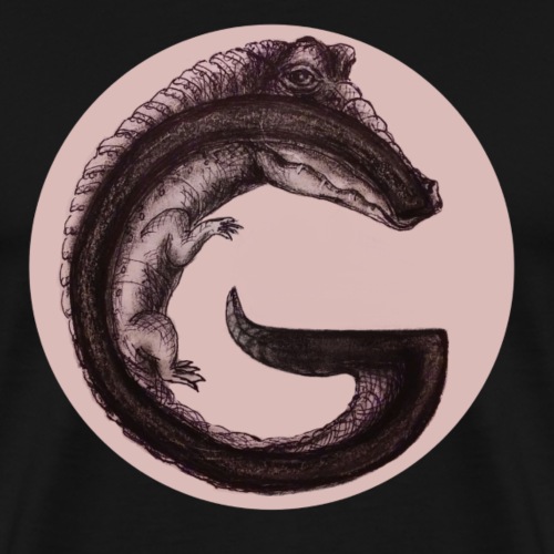 Gator G in circle - Men's Premium T-Shirt