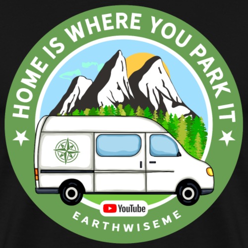 Van Home Travel / Home is where you park it / Van - Men's Premium T-Shirt